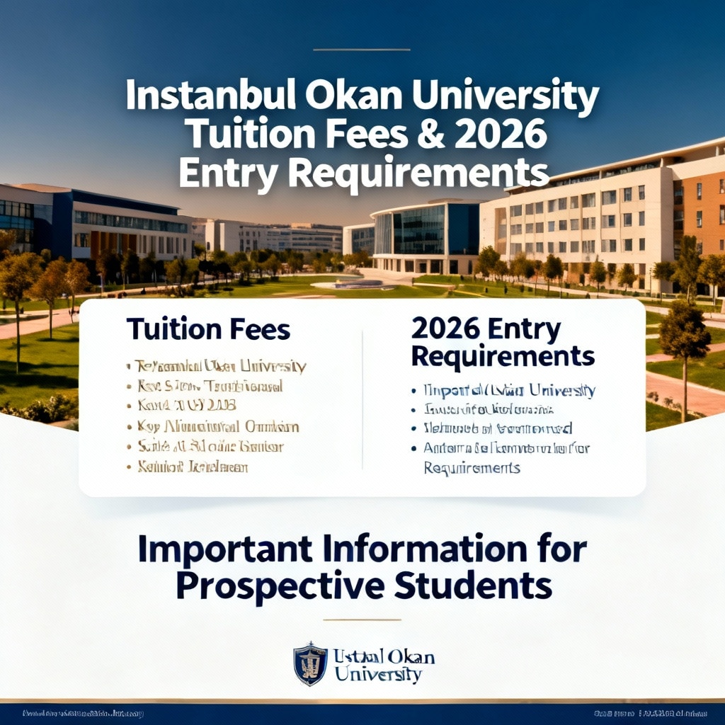 Istanbul Okan University Tuition Fees & 2026 Entry Requirements