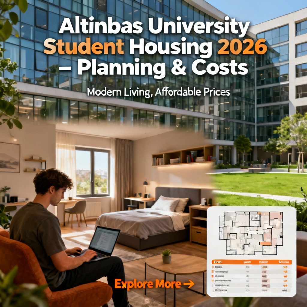 Altınbaş Üniversitesi Öğrenci Yurdu 2026 – Planlama & Maliyetler