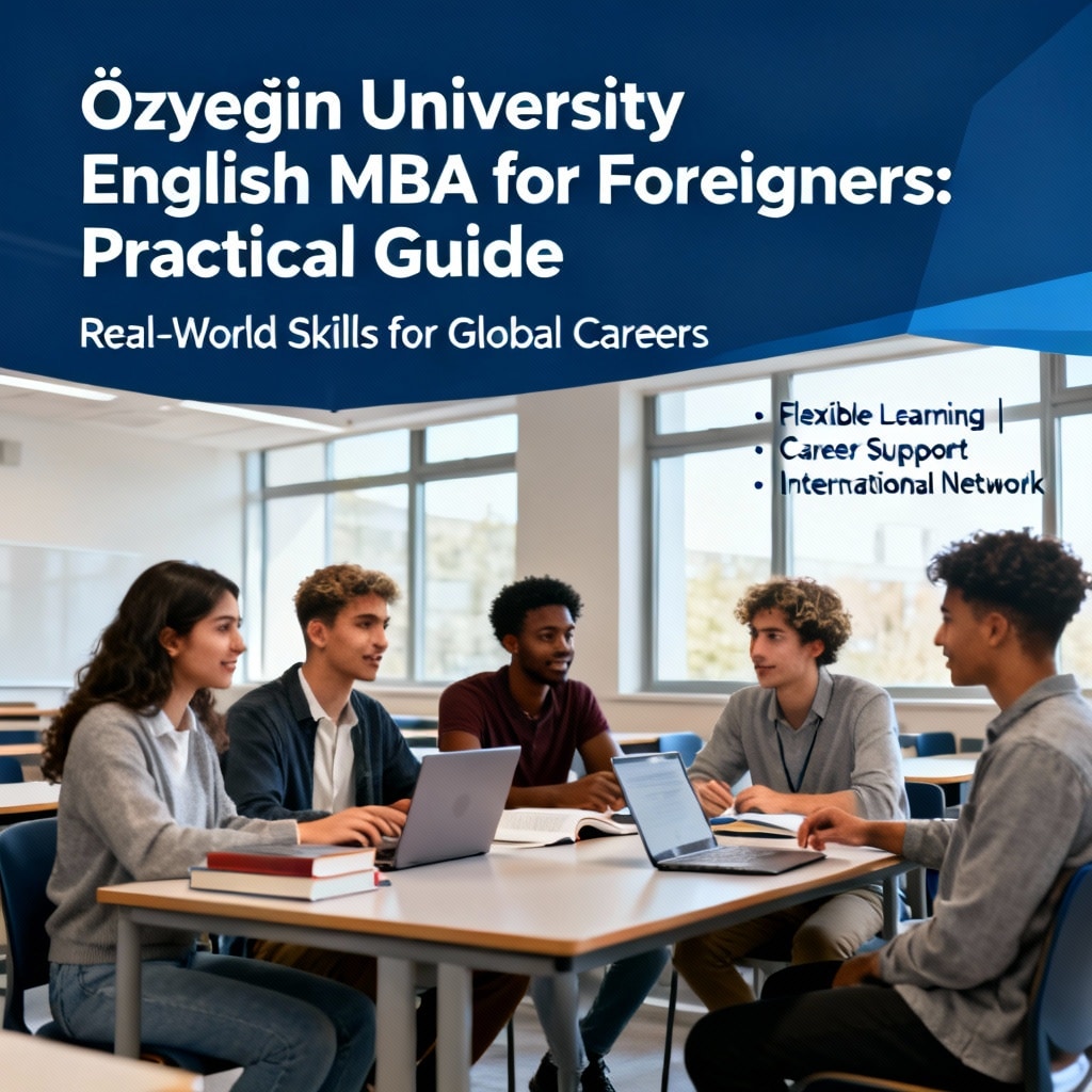 Özyeğin University English MBA for Foreigners — Practical Guide