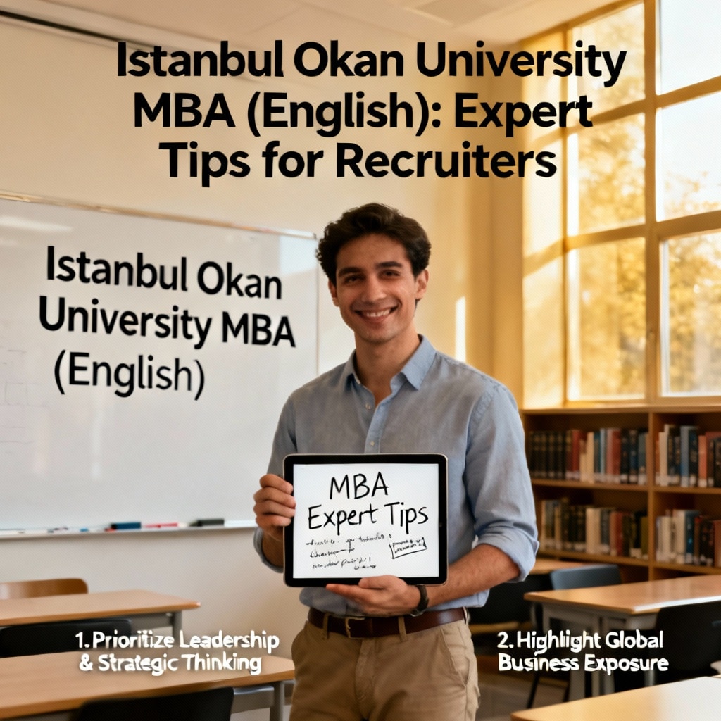 Istanbul Okan University MBA (English): Expert Tips for Recruiters