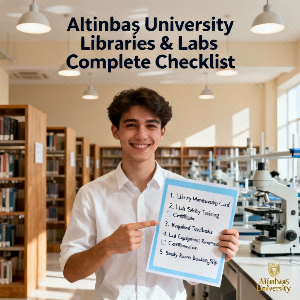 Altınbaş Üniversitesi Kütüphaneleri ve Laboratuvarları — Tam Kontrol Listesi