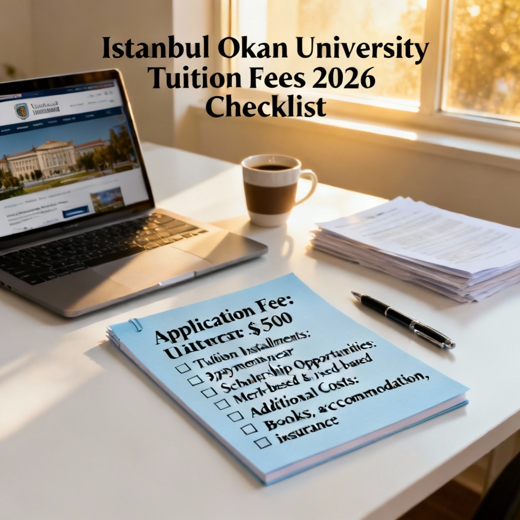 Istanbul Okan University Tuition Fees 2026 — Checklist