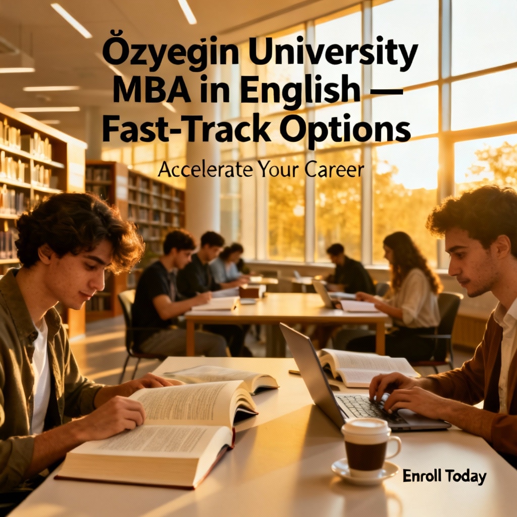 Özyeğin University MBA in English — Hızlandırılmış Seçenekler