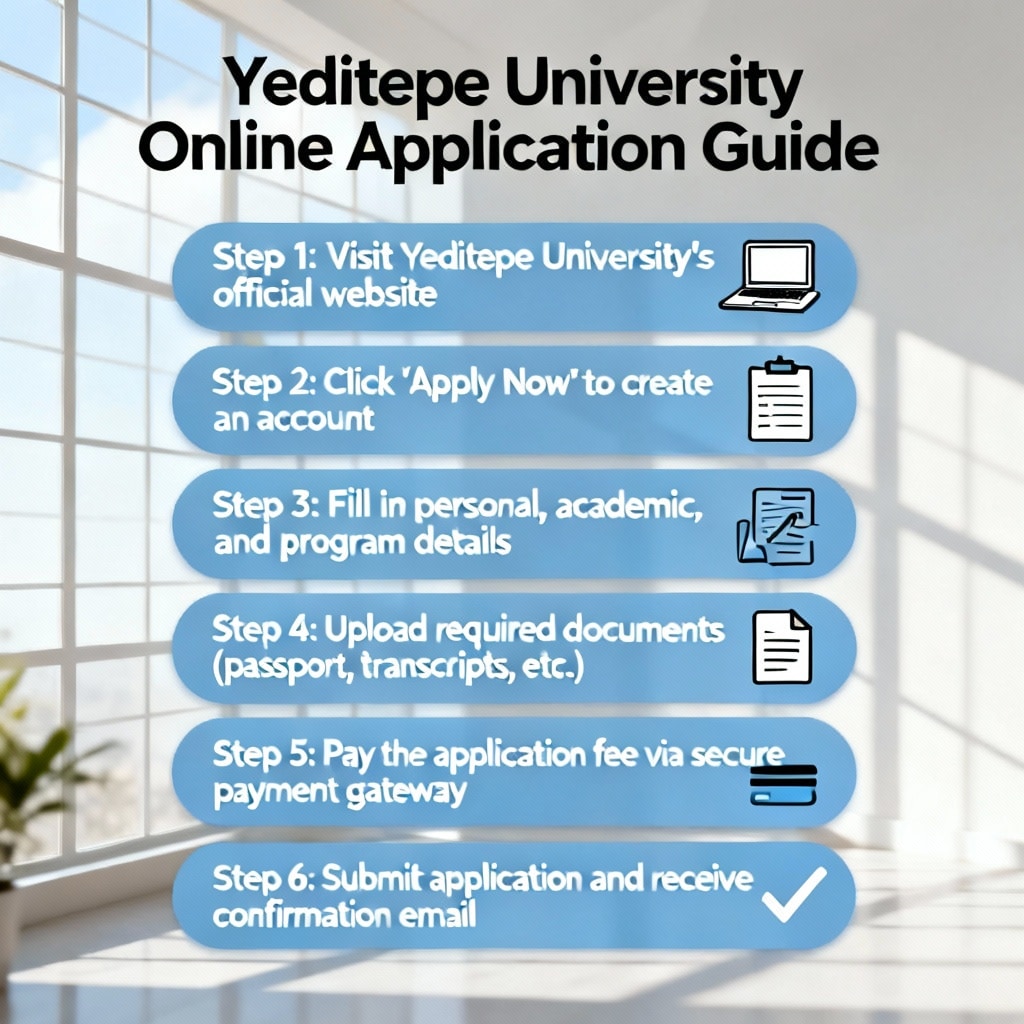 How to Apply Online to Yeditepe University — Step by Step