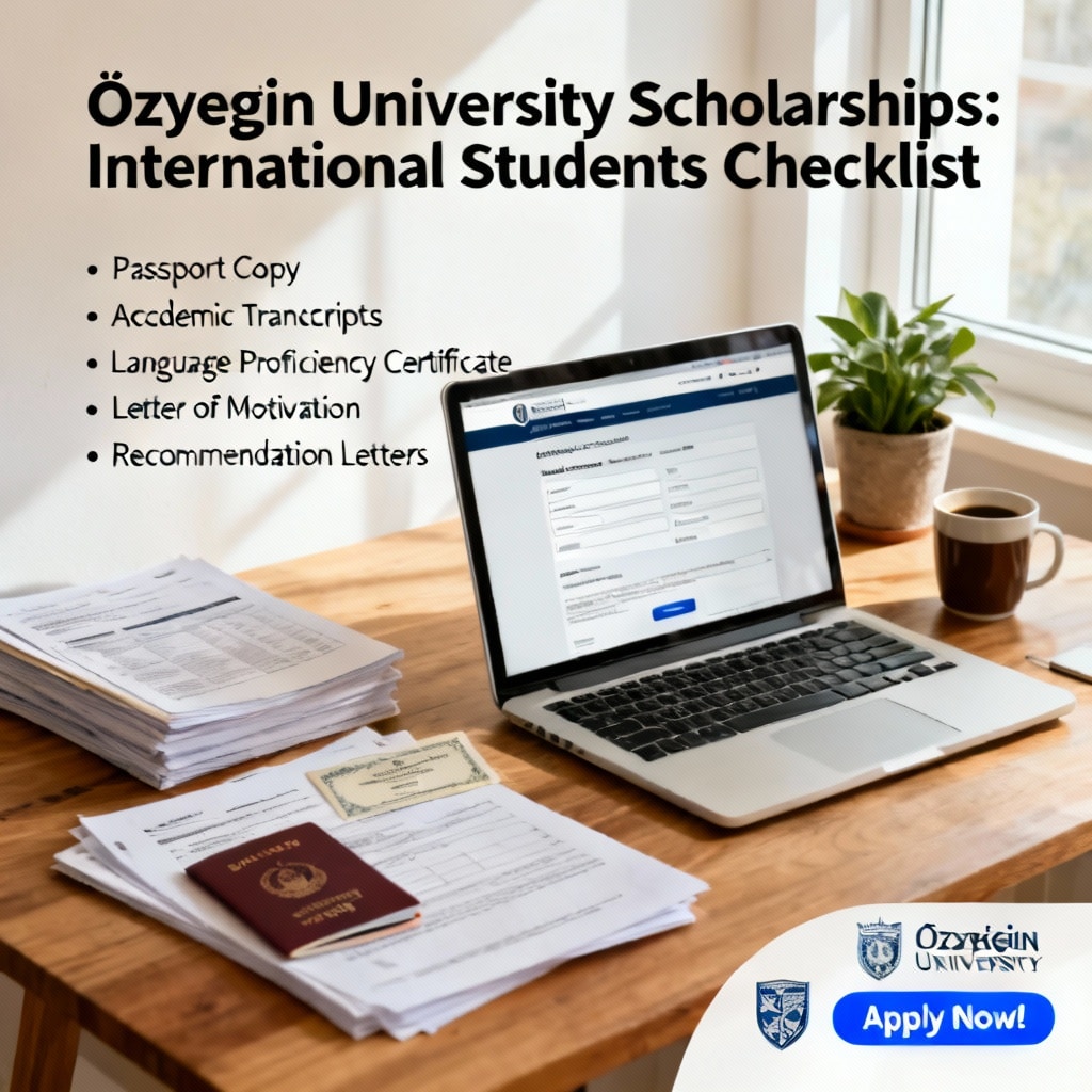 Özyeğin University Scholarships: International Students Checklist