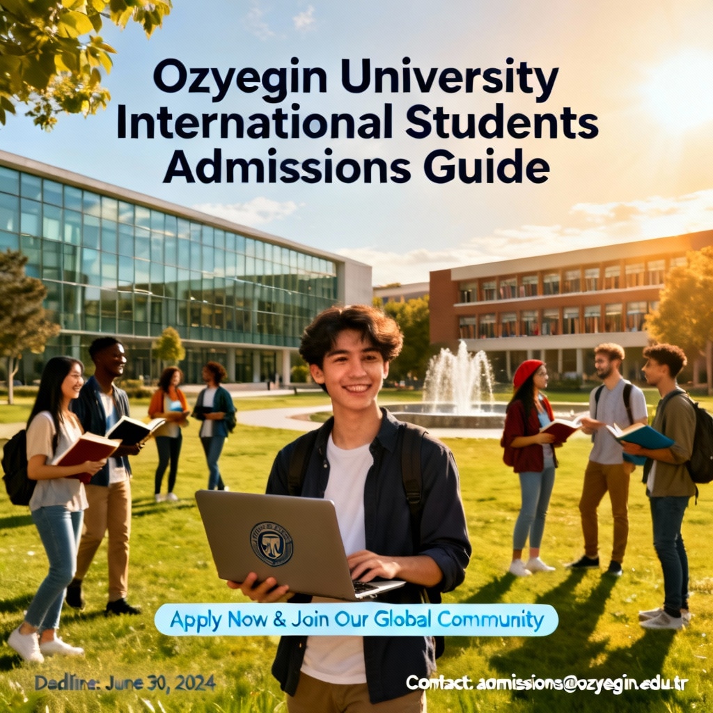 Özyeğin Üniversitesi Uluslararası Öğrenciler için Kabul Rehberi