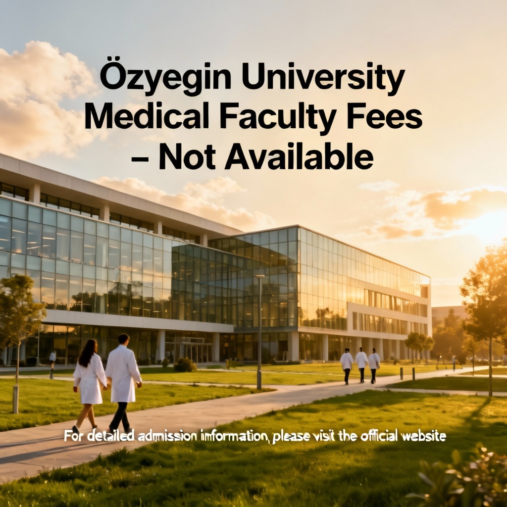 Özyeğin Üniversitesi Tıp Fakültesi Ücretleri – Mevcut Değil
