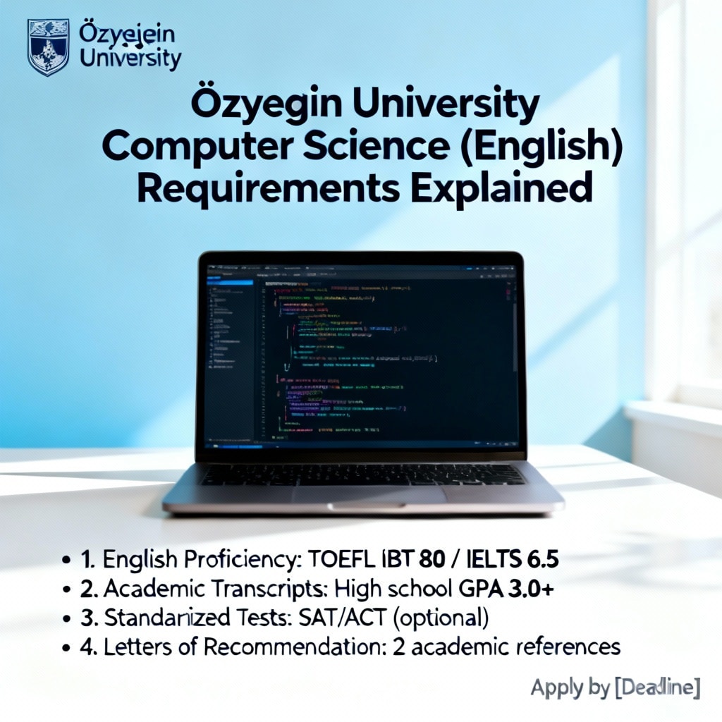 Özyeğin University Computer Science (English) Gereksinimleri Açıklandı