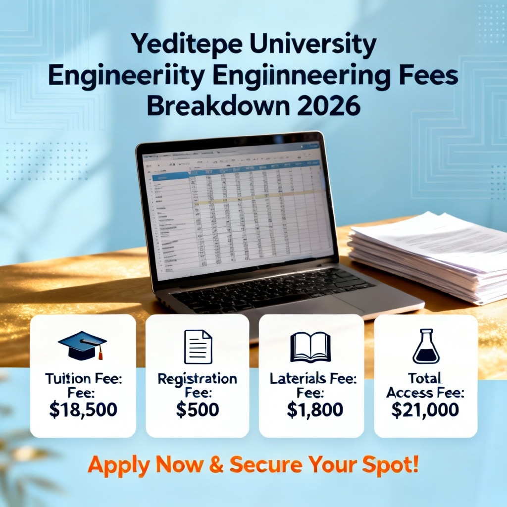 Yeditepe University Engineering Fees Breakdown 2026