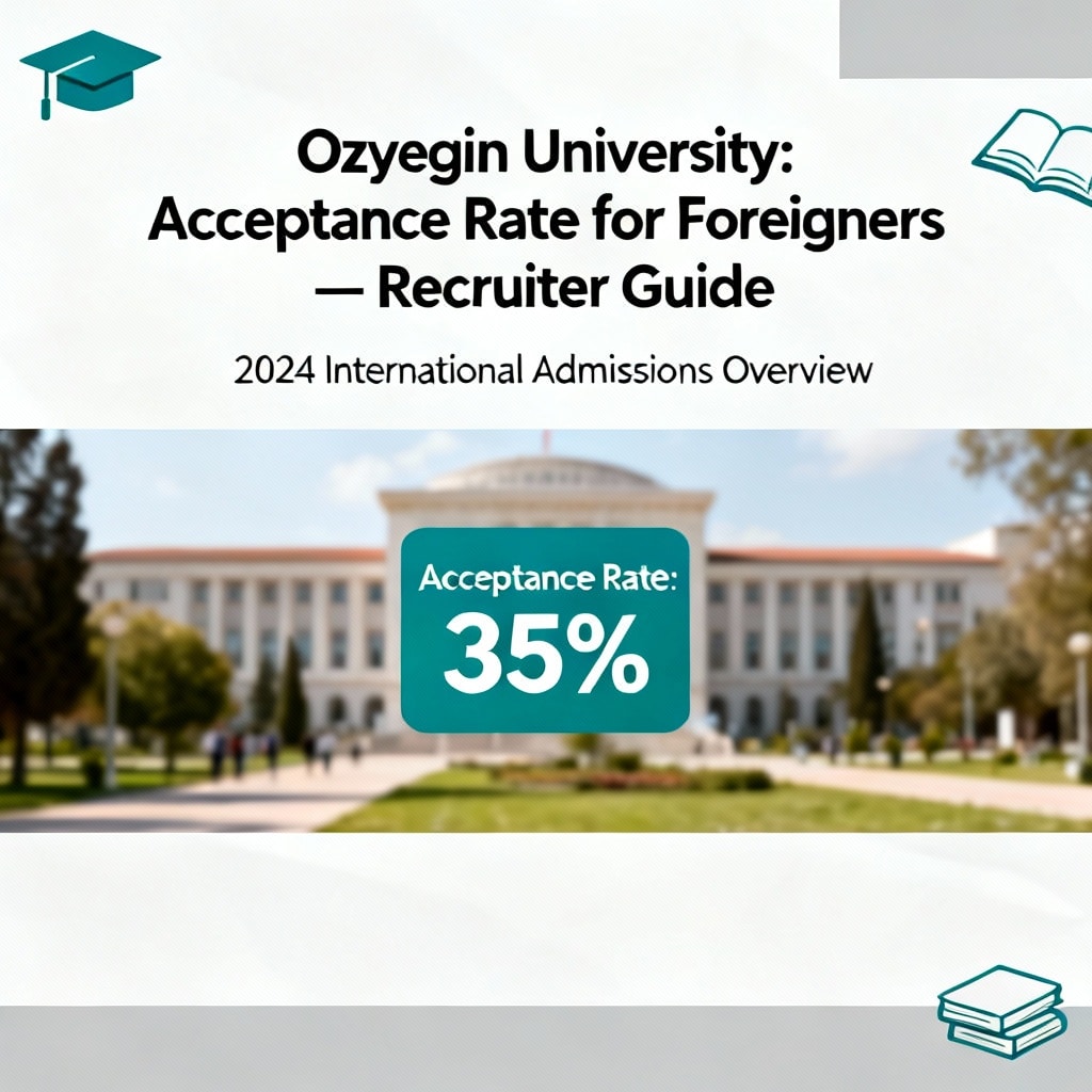 Özyeğin Üniversitesi: Yabancılar için Kabul Oranı — İşe Alım Rehberi