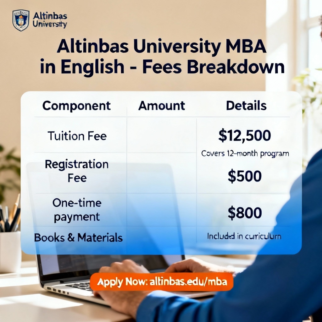 Altınbaş Üniversitesi İngilizce MBA - Ücret Dağılımı