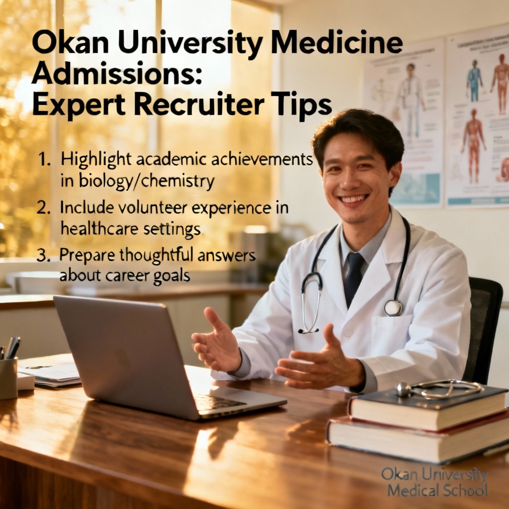 Okan University Medicine Admissions: Expert Recruiter Tips