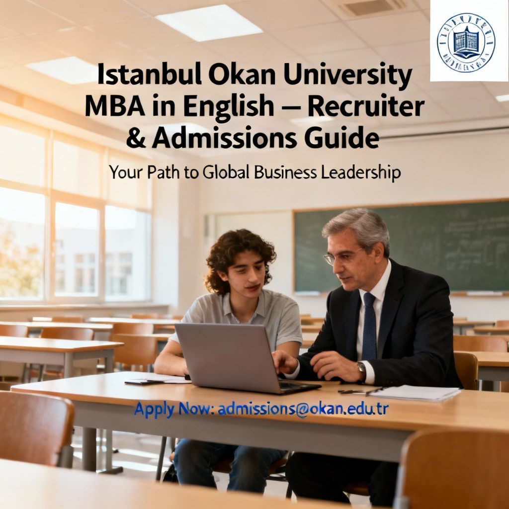 Istanbul Okan University MBA in English — Recruiter & Admissions Guide