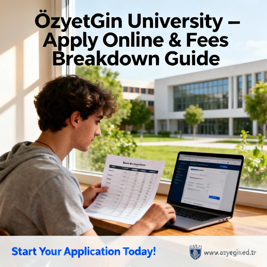 Özyeğin University – Online Başvuru ve Ücret Dağılımı Rehberi