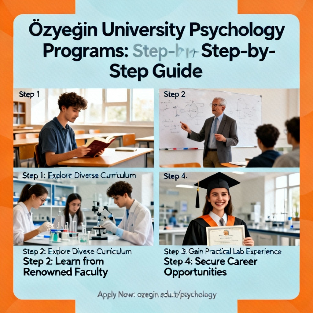 Özyeğin Üniversitesi Psikoloji Programları — Adım Adım Rehber