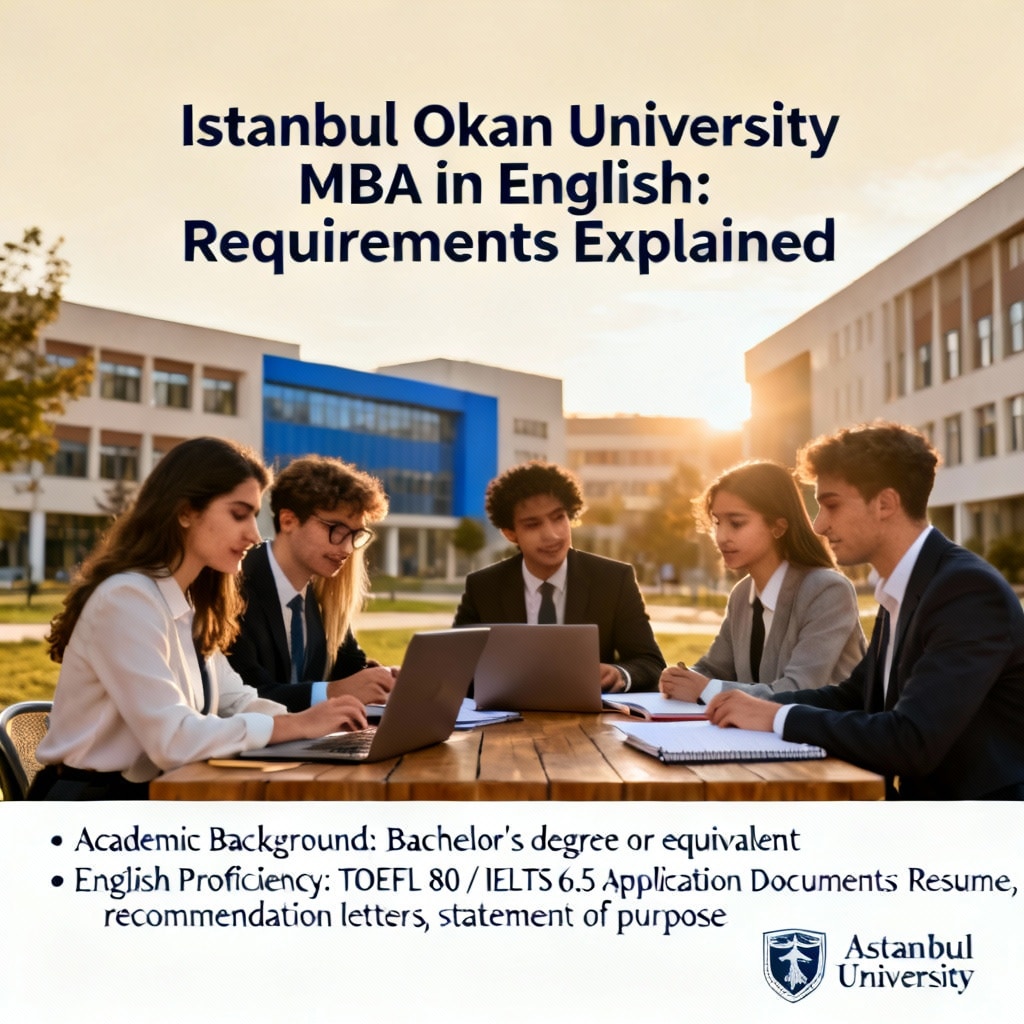 Istanbul Okan University MBA in English — Requirements Explained