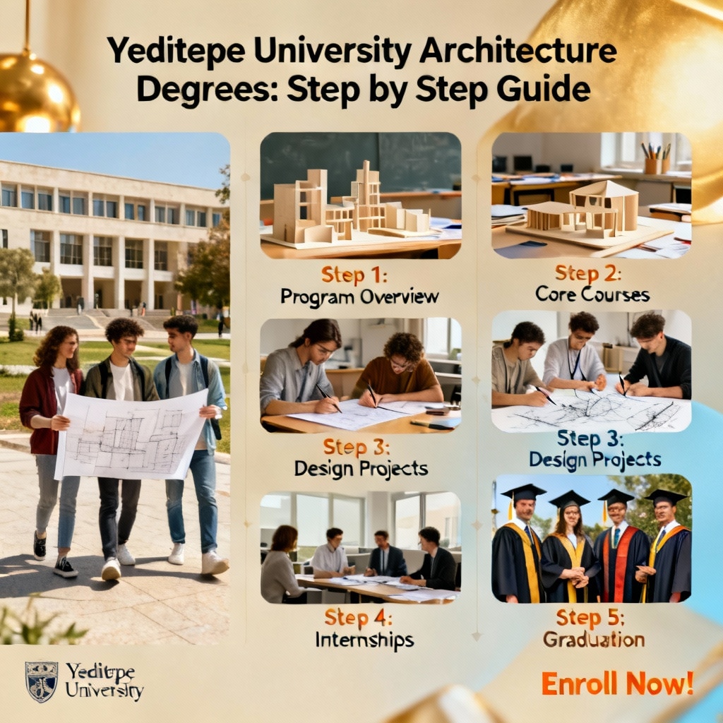 Yeditepe University Architecture Degrees — Step by Step