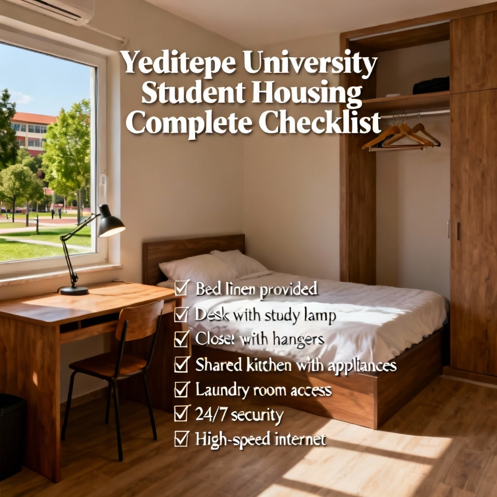 Yeditepe University Student Housing: Complete Checklist