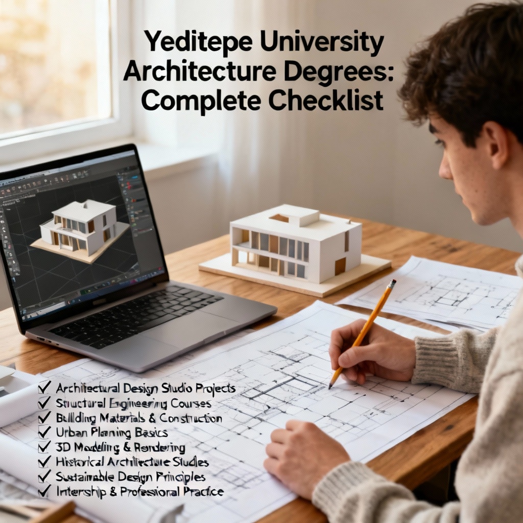Yeditepe University Architecture Degrees: Complete Checklist