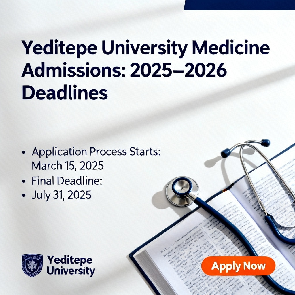 Yeditepe University Medicine Admissions: 2025–2026 Deadlines