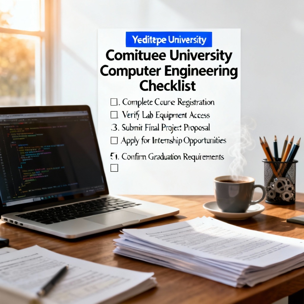 Yeditepe University Computer Engineering (English) Checklist