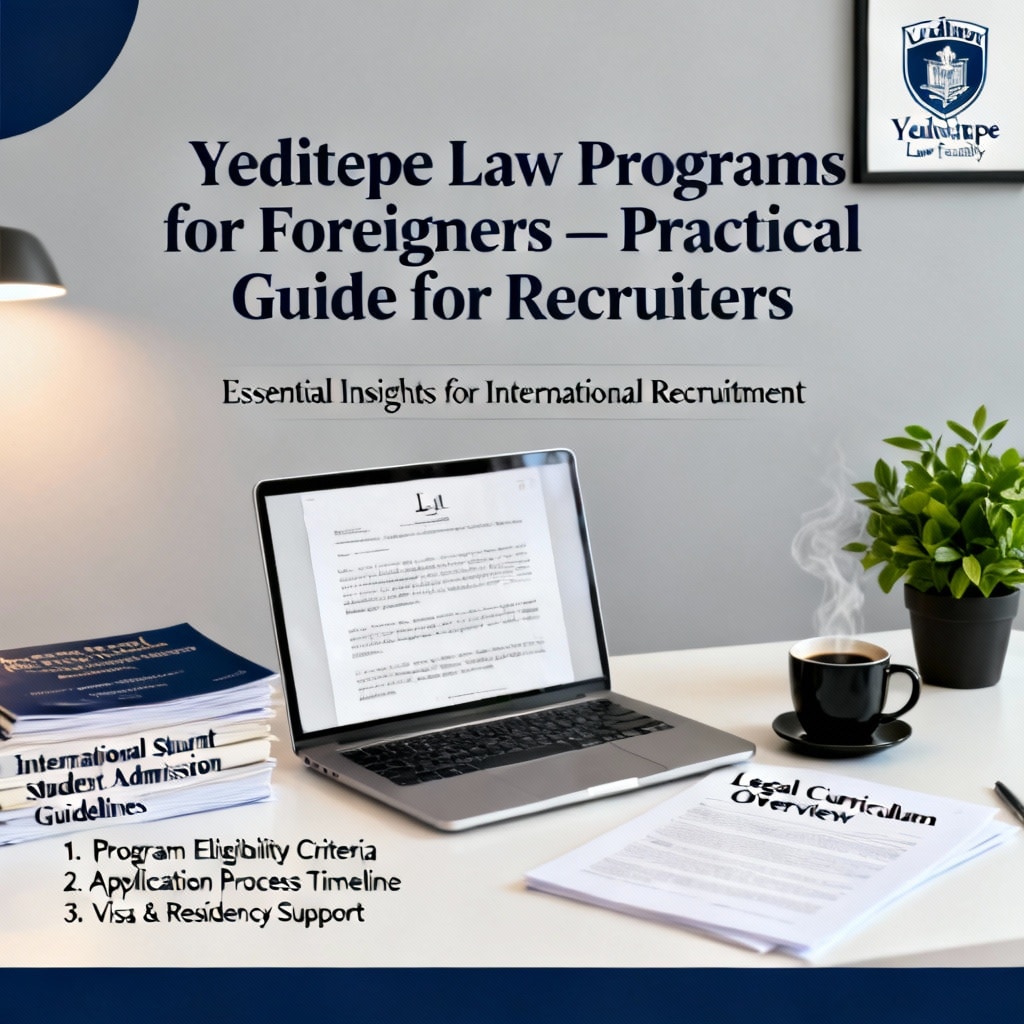 Yeditepe Law Programs for Foreigners — Practical Guide for Recruiters