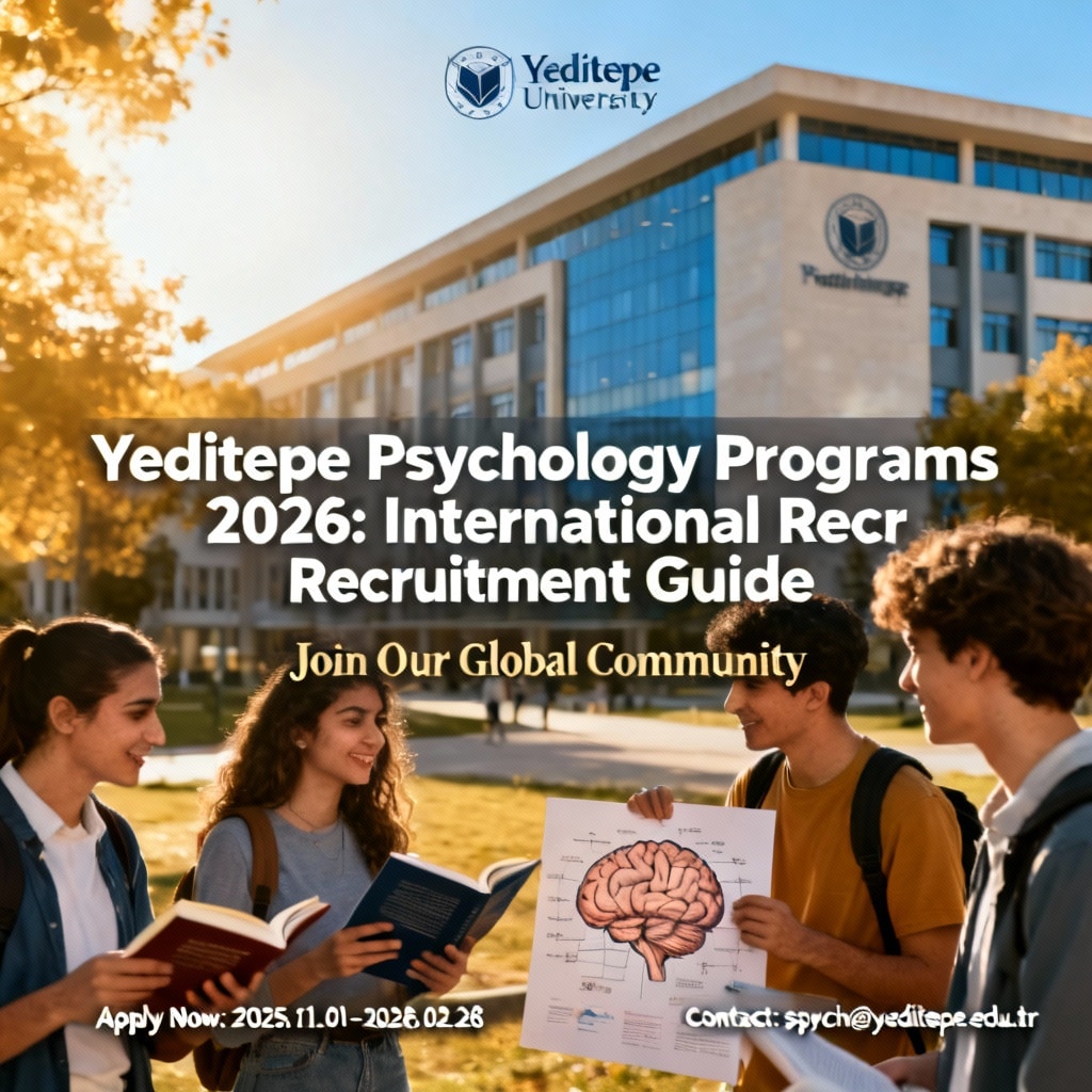 Yeditepe Psychology Programs 2026: International Recruitment Guide
