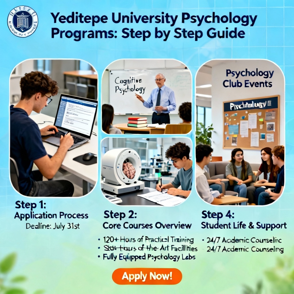 Yeditepe University Psychology Programs — Step by Step